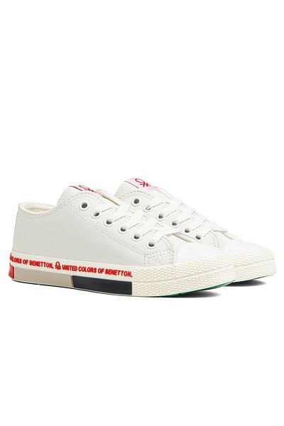 Benetton ® |   BN-30731 - Alb - Pantofi sport pentru damă