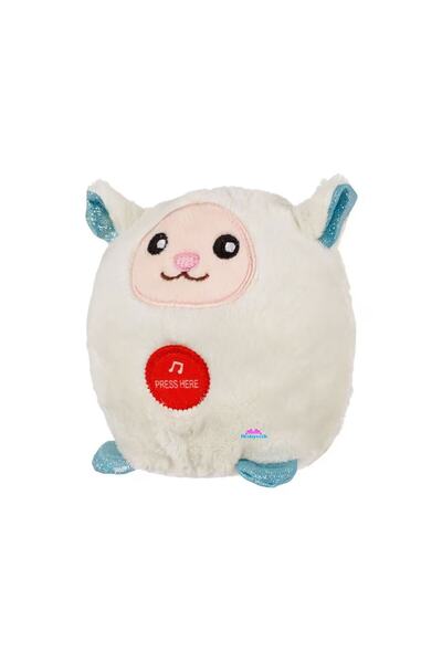 hediyecik Cute Mini Lamb Plush Toy with Voice 10 cm