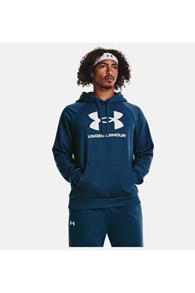 Under Armour Erkek UA Rival Fleece Logo Kapüşonlu Üst 1379758-426