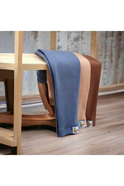 BEBEĞİME ÇORAP 3'lü Kaşkorse Fitilli Tayt / Bebek - Çocuk Taytı