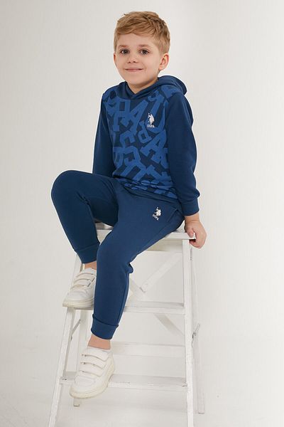 U.S. Polo Assn. ΒΑΣΗ. Σετ φόρμες για αγόρια Polo Assn Brilliant Cool Blue