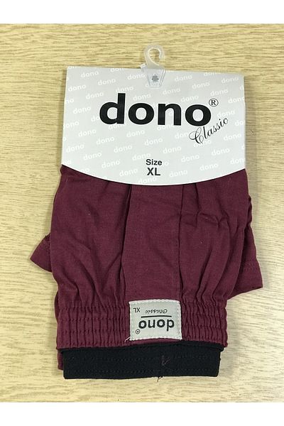 Dono Men's Burgundy Color 3 Pack 100% Cotton Combed 1St Quality Towel Waist Boxer