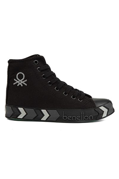 Benetton ®| BN-90621- Black Black - Women's Sports Shoes
