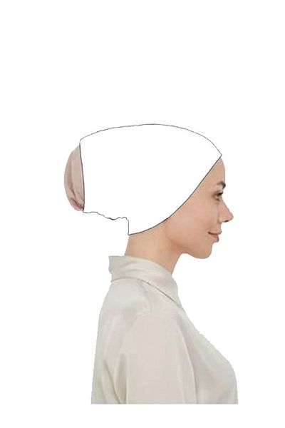 LAVENDER Practical Pipe Bonnet - White -96 Model