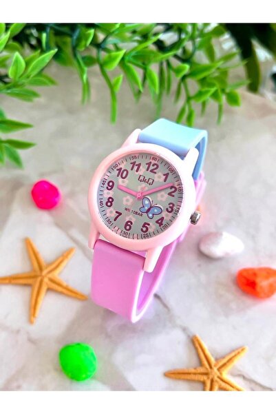 Q&Q VR28S.AL Q&Q Silikon Kordonlu 10 Atm Su Geçirmez Unisex Çocuk Kol Saati