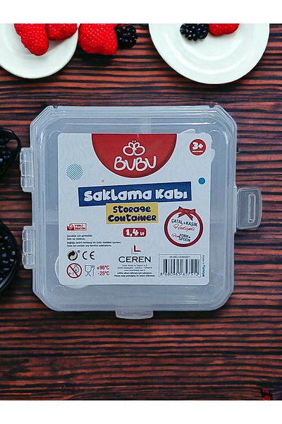 SEYFİKİRTASİYE STORAGE BOWL SET FORK + SPOON PLASTIC FEEDING BOWL
