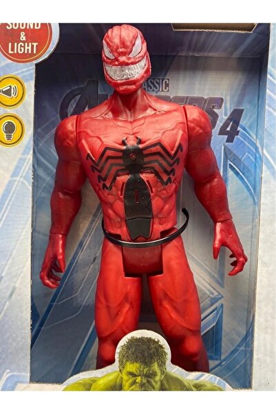 bisepetim Venom Kırmızı Venom Red Venom Karakter Figür Oyuncak Sesli Ve Işıkl...
