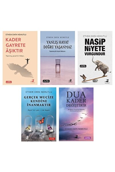 Olimpos Yayınları Ethem Emin Nemutlu 5 Kitap Takım (kader Gayrete Aşıktır - Y...