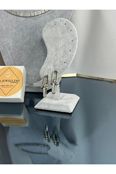 B&B'shop Taşlı Tiffany Küpe