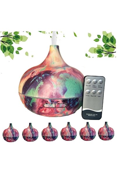 WINBEST 550 Ml Aroma Difüzörü Buhar Ultrasonik 7 Renk Led Işıklı Aromatik Oda...