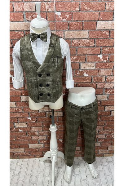 HAYTA Vest Suit Shirt and Bow Tie Set 5years-14years Almira