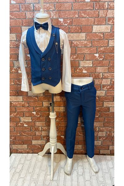 HAYTA 1-14 Years Old Pedro Shirt Vest Set