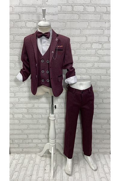 HAYTA Suit Vest Shirt Set 5years-10years Lotus