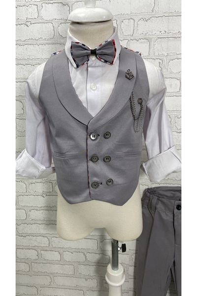 HAYTA Vest Suit Shirt Set 0/1years-4years