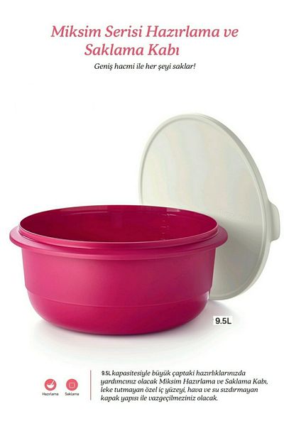 Tupperware MIXIM STORAGE BOWL 9.5LT