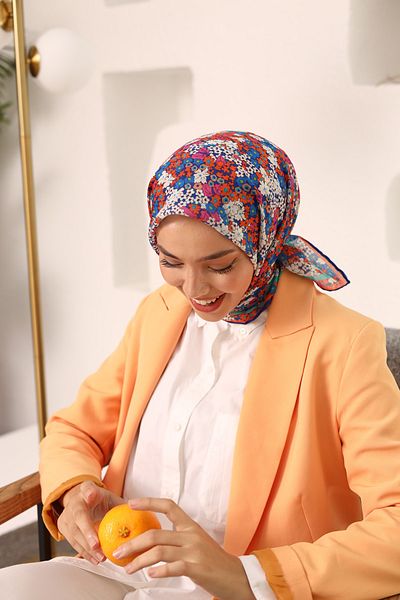 Silk Home Μοτίβο κήπου Μαλακό βαμβακερό κασκόλ