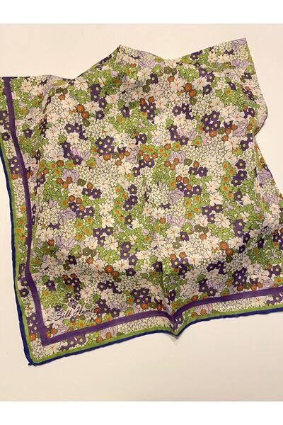 Silk Home Bahçe Desen Soft Pamuk Eşarp