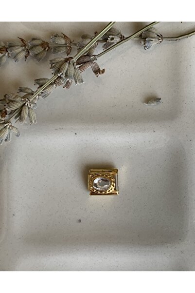 Beyaz Taşlı Charm