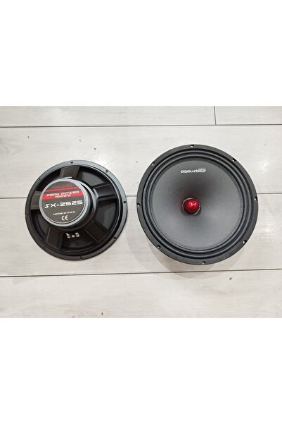 NETEX AQOUSTİCS AQOUSTİCS 25 CM 1000 W 200 RMS KURŞUN GÖBEK MİDRANGE TAKIMI(2 ADET)