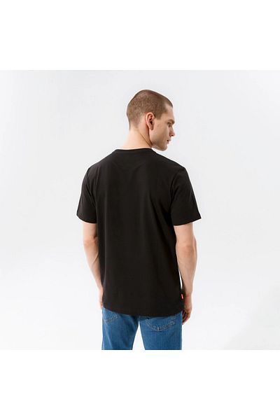 Timberland Small Logo Print Logo Tee Men's Black T-shirt Tb0a5pgz0011