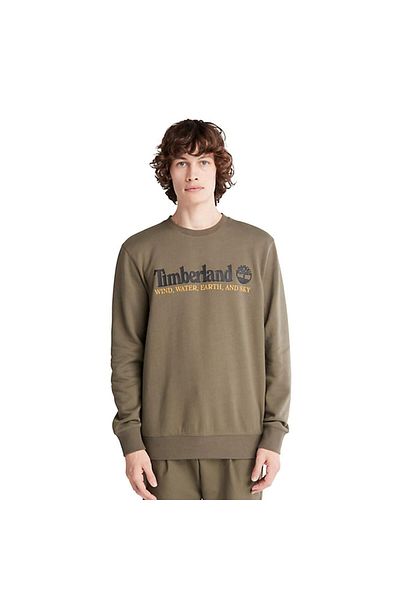 Timberland Φούτερ Wwes Crew Neck (κανονικό Bb) Ανδρικό καφέ φούτερ Tb0a27hc5901