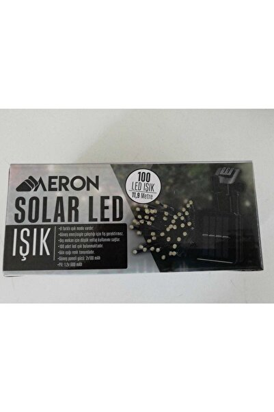 aeron Solar Led Işık 11,9 Metre 100 Led Işık