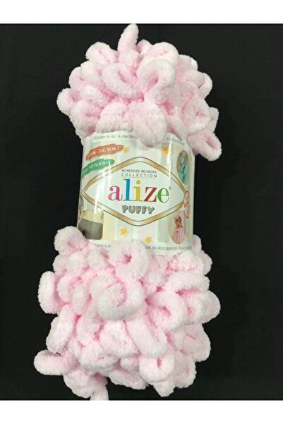 Alize Puffy Alize 5 bucăți Puffy Finger Blankets Ipi 31 Bebe Roz