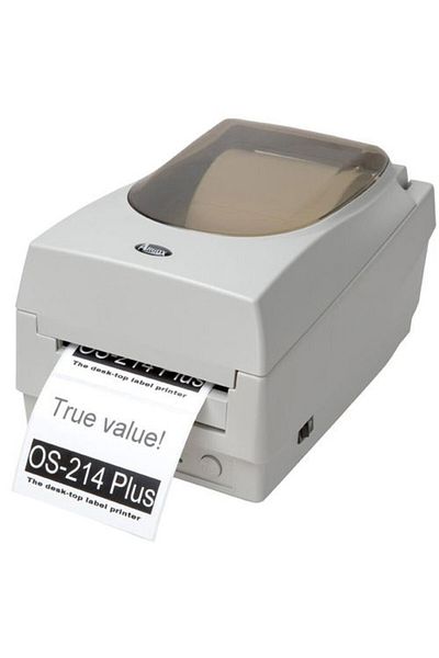 Universal OS-214 PLUS النقل الحراري / الحراري المباشر 203 نقطة في البوصة 104 مم 76 مم / ثانية تسلسلي، متوازي، اتصال USB