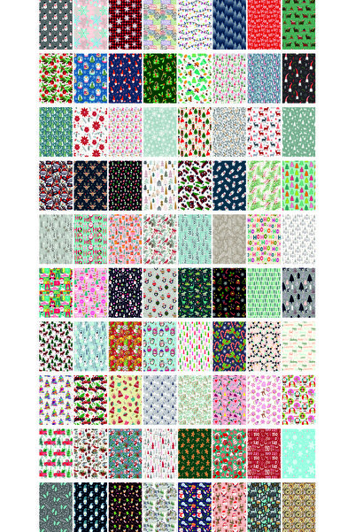 TELLGRAF New Year Themed Postcard Set (80 pieces of 10x15 cm)