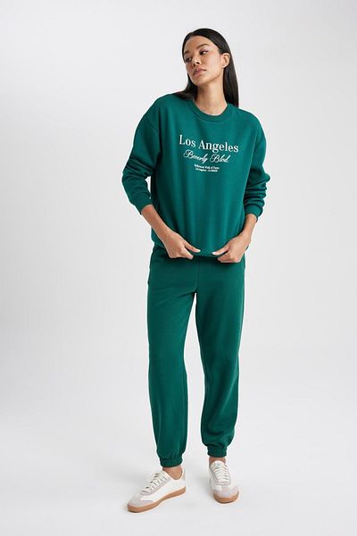 DeFacto Relaxed Cut Crew Neck Sweatshirt A7779ax23au