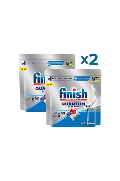 Finish Quantum Özel Seri 50 Kapsül Bulaşık Makinesi Deterjanı Tableti (50 X 2) 100 Adet