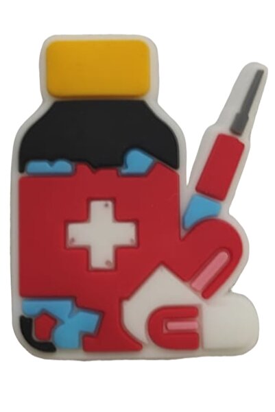 Crocs Terlik Süsü Tıbbi İlaç01/Hastane Jibbitz /Sağlık Charm /terlik Aksesuarı