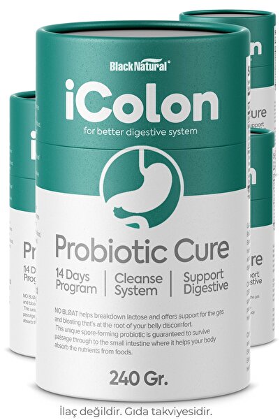 Black Natural 4'lü iColon Probiyotik Macun