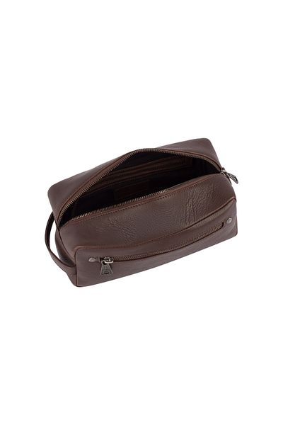 Dreimaster Vintage Kulturtasche für Herren altiplano