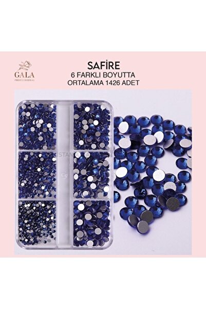 GALA Professional CRYSTAL TAŞ SAFİRE 6 FARKLI BOYUT
