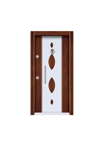 tezwood 3556 Ahşap Kaplama Çelik Kapı, Kaplama Daire Kapısı Sağ Açılım