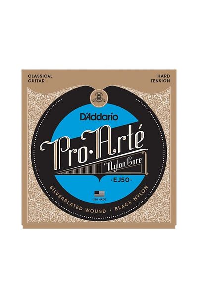 Daddario Ej50 Classic Wire Set Hard Tension Black