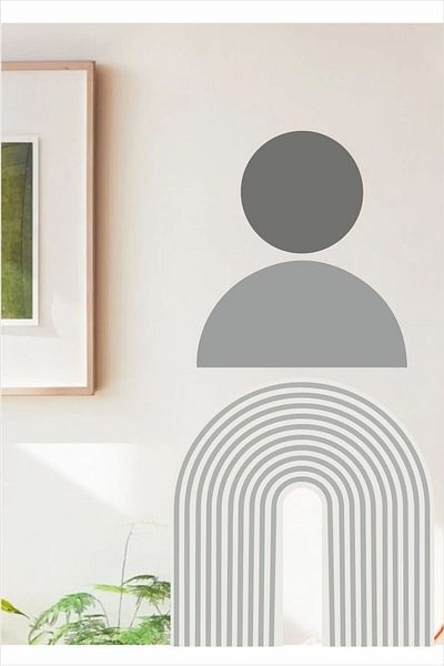 Piksel Grafik Geometric Bohemian Wall Sticker
