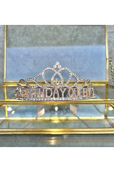 AEC Party Rose Birthday Queen Doğum Günü Tacı Ve Kuşak