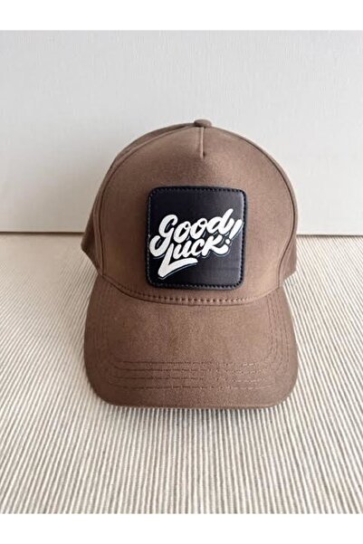 CosmoOutlet Καλή τύχη ρυθμιζόμενο Unisex καπέλο καμήλας με αφαιρούμενο λογότυπο