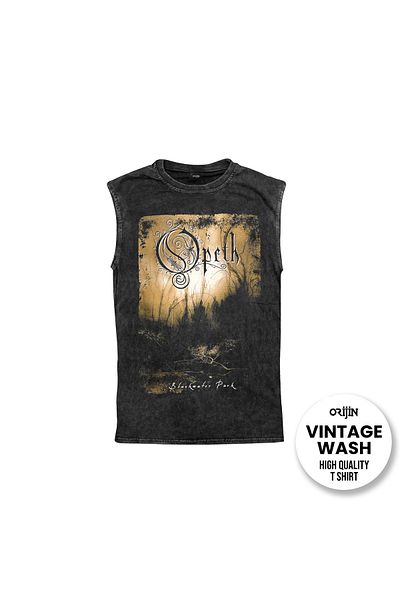 Orijin Tekstil Opeth Blackwater Park Front Back Printed Washed Vintage Sleeveless T-shirt Tank Top