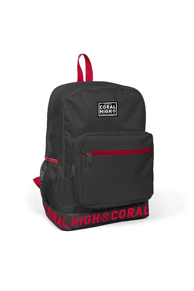 Coral High Σκούρο πλάτης USB σε σκούρο γκρι λογότυπο τεσσάρων τμημάτων 24105