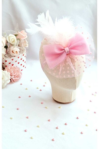 MİNİBİRİ تاج خاص لعيد ميلاد طفلة من التول الوردي