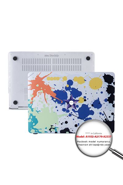 Mcstorey Macbook Air M1 Kılıf 13inç A1932 A2179 A2337 Ile Uyumlu Paint03