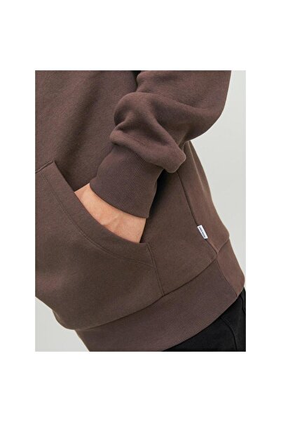 Jack & Jones JJECORP LOGO SWEAT HOOD NOOS COFFEE