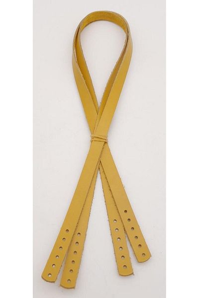 angel çanta aksesuar Angel Bag Accessory Real Leather 70X1.2Cm Lemon Mildew Color Double Bag Handle