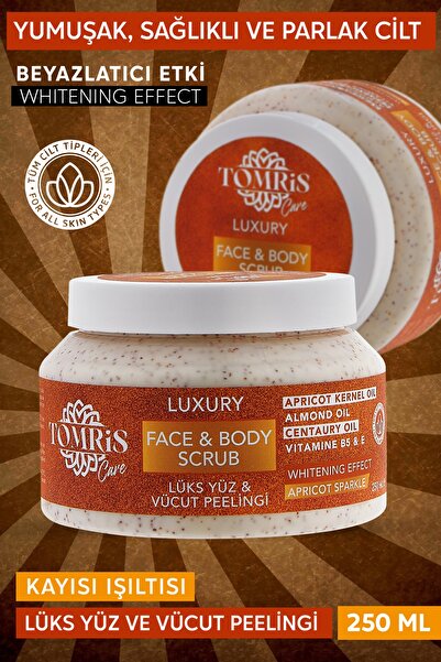 TOMRİS CARE Lüks Yüz Ve Vücut Peelingi - Arındırıcı, Nemlendirici Ve Beyazlatıcı Etki 250 Ml