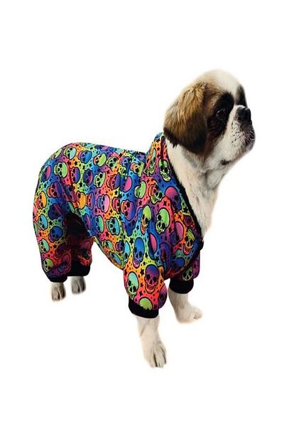 Aşkın Parti Evi Dog Jumpsuit Bird printed raincoat