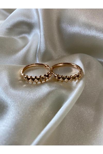 Hatko Kuyumculuk Geometric Steel Earrings HTK0015