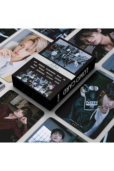 Kpop Dünyasi Seventeen ''FML'' Double Sided Printed Lomo Card Set